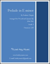 Prelude in E minor P.O.D. cover Thumbnail
